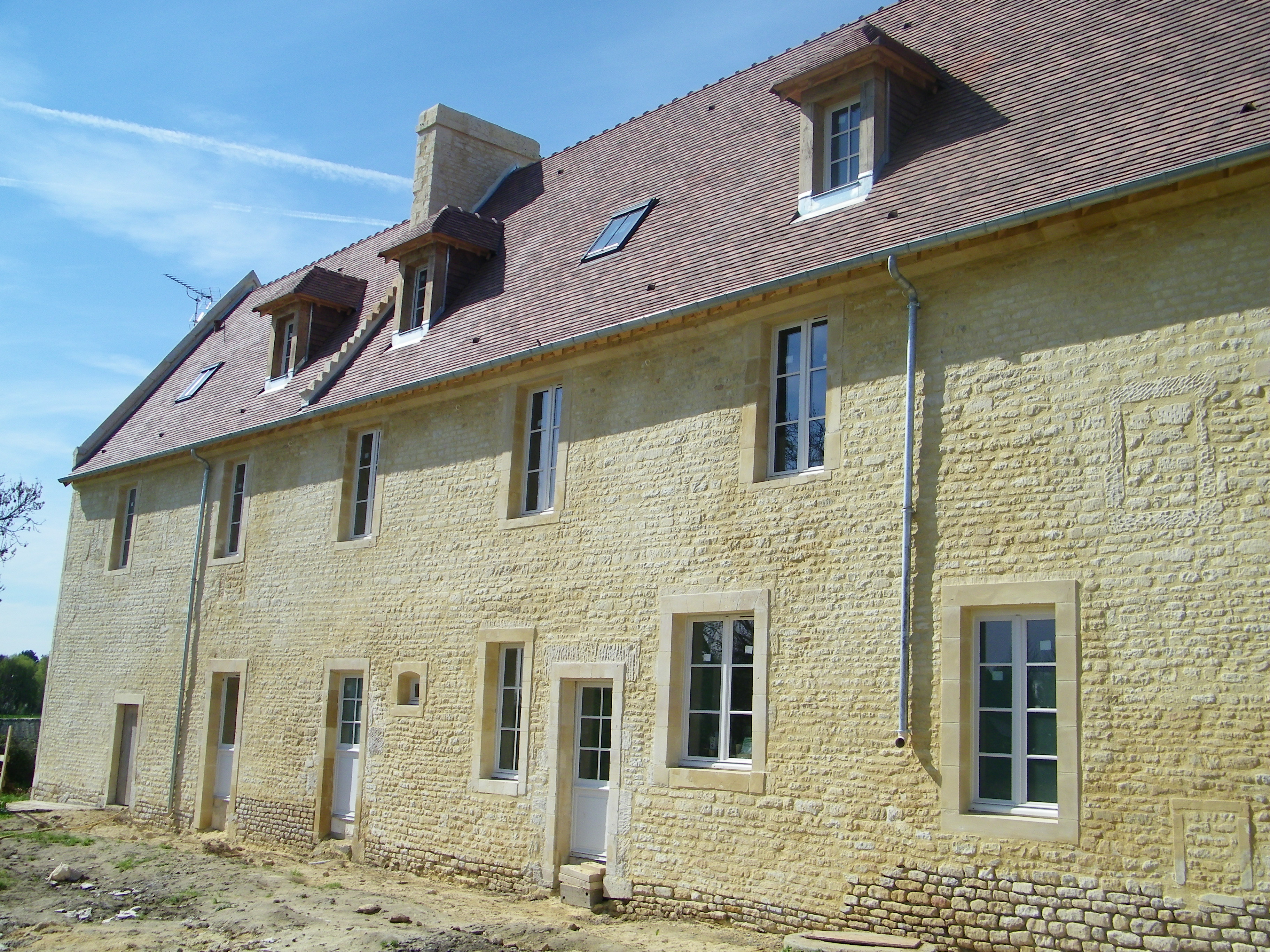 Réhabillitation de maison ancienne Louroux-Hodement