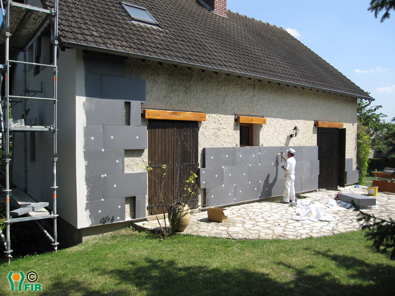 Isolation extérieure maison Ébreuil