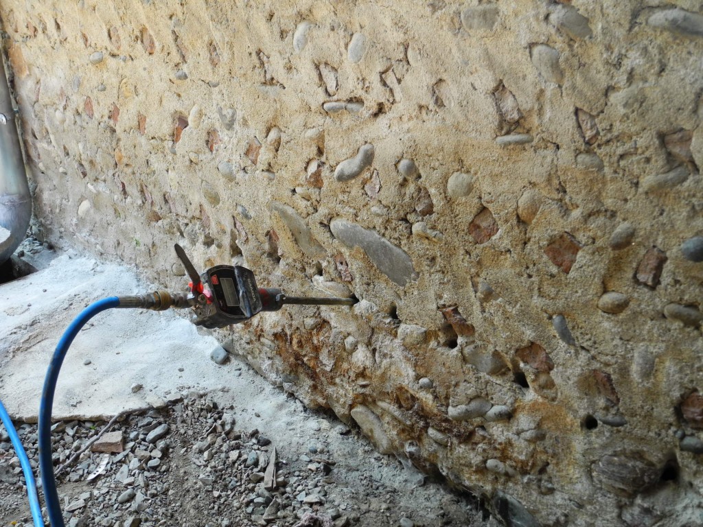 Traitement de remontées capillaires dans l'Allier